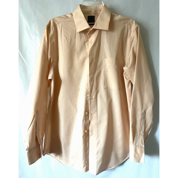 Calvin Klein Men's Slim-Fit Bottom Up Dress Shirt Size 16 32/33 - Picture 1 of 9
